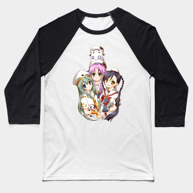 Aria Undine Girls Baseball T-Shirt by KokoroPopShop